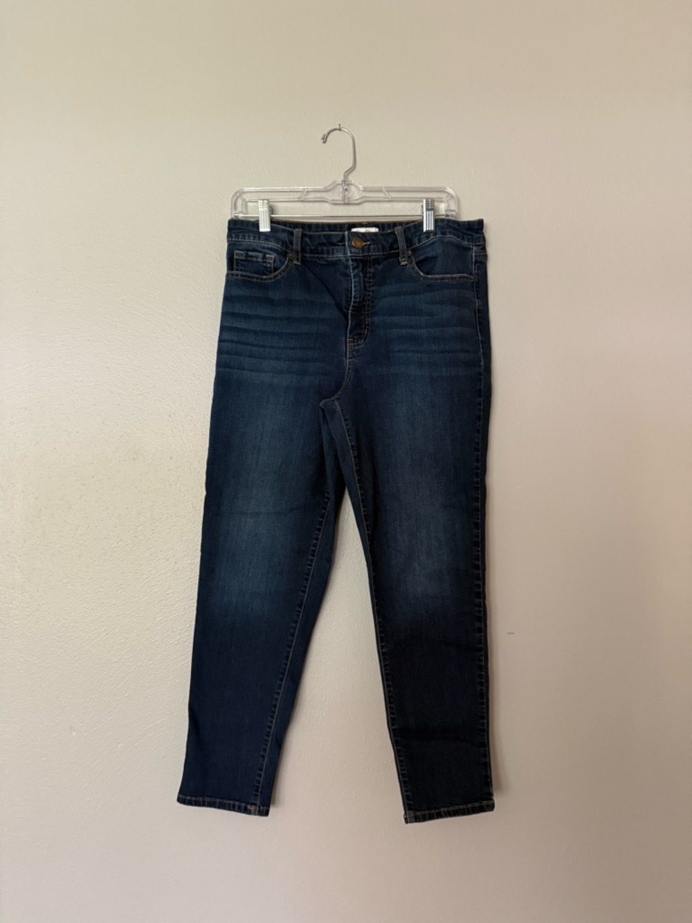Jessica Simpson Dark Blue High-Rise Slim Jeans